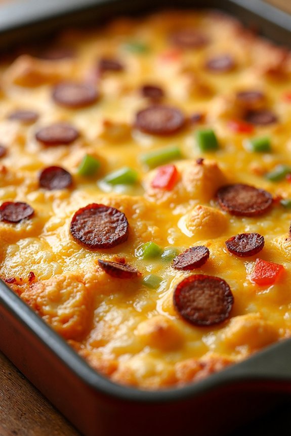 breakfast casserole preparation instructions