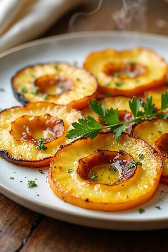 broil squash layer toppings