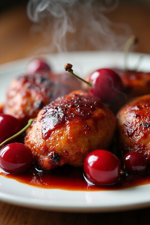 cherry ginger chicken sauce