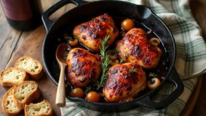 classic french chicken dish