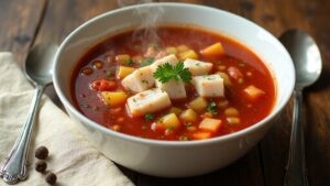 delicious red snapper soup