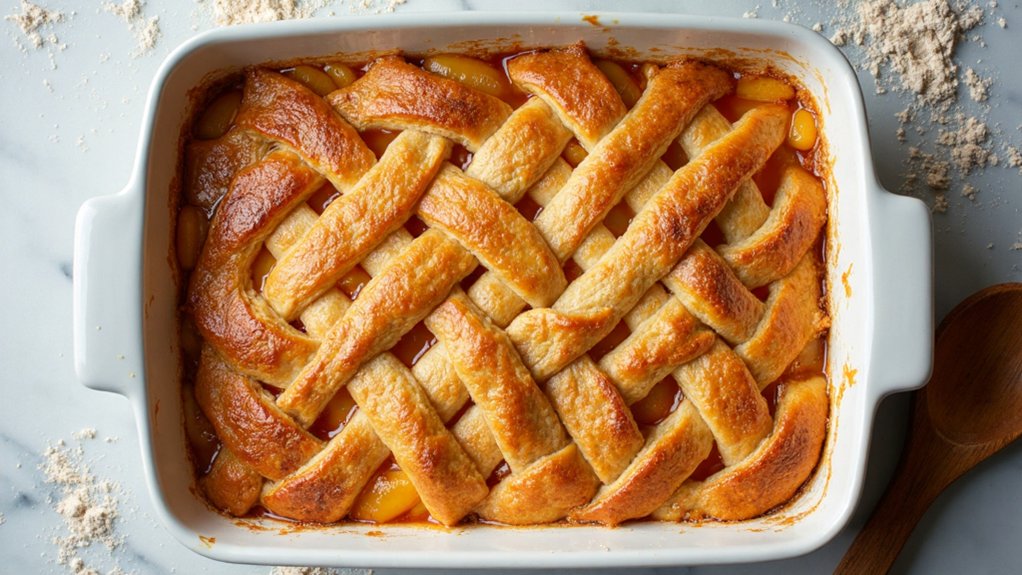 homemade peach cobbler recipe