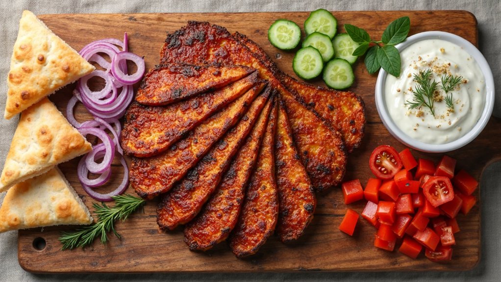 mediterranean gyro meat preparation