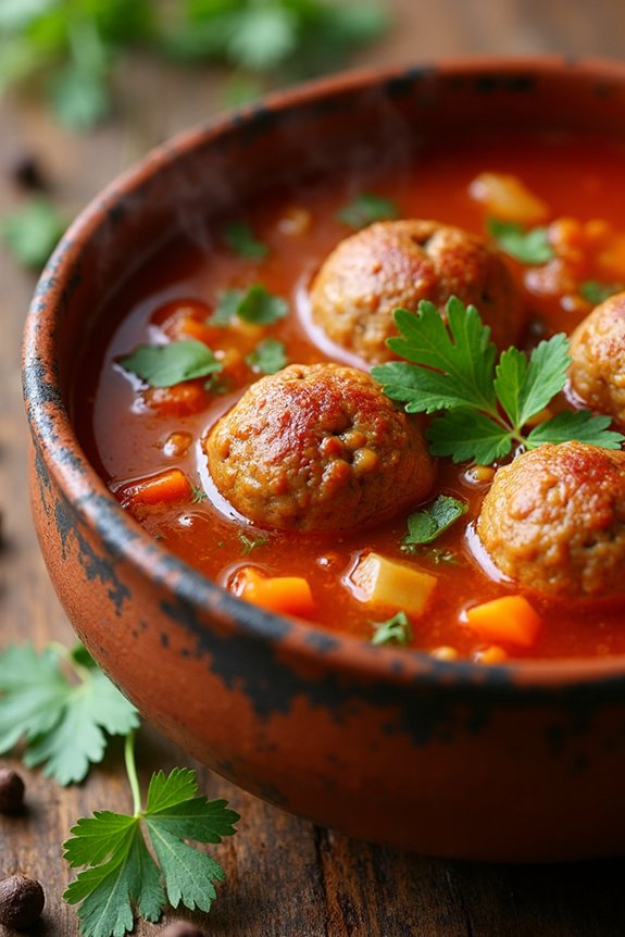 one pot meatball soup