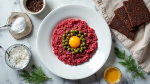 raw swedish beef dish