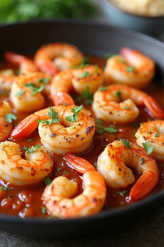 saut garlic shrimp pasta