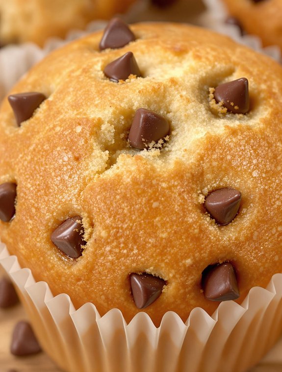 bake chocolate chip muffins