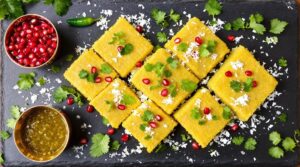 fluffy semolina dokhla recipe