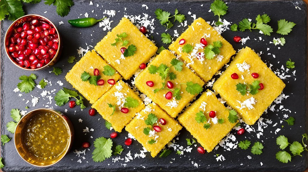 fluffy semolina dokhla recipe