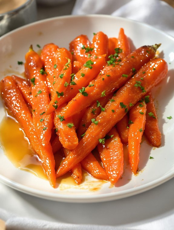honey glazed tender carrots recipe